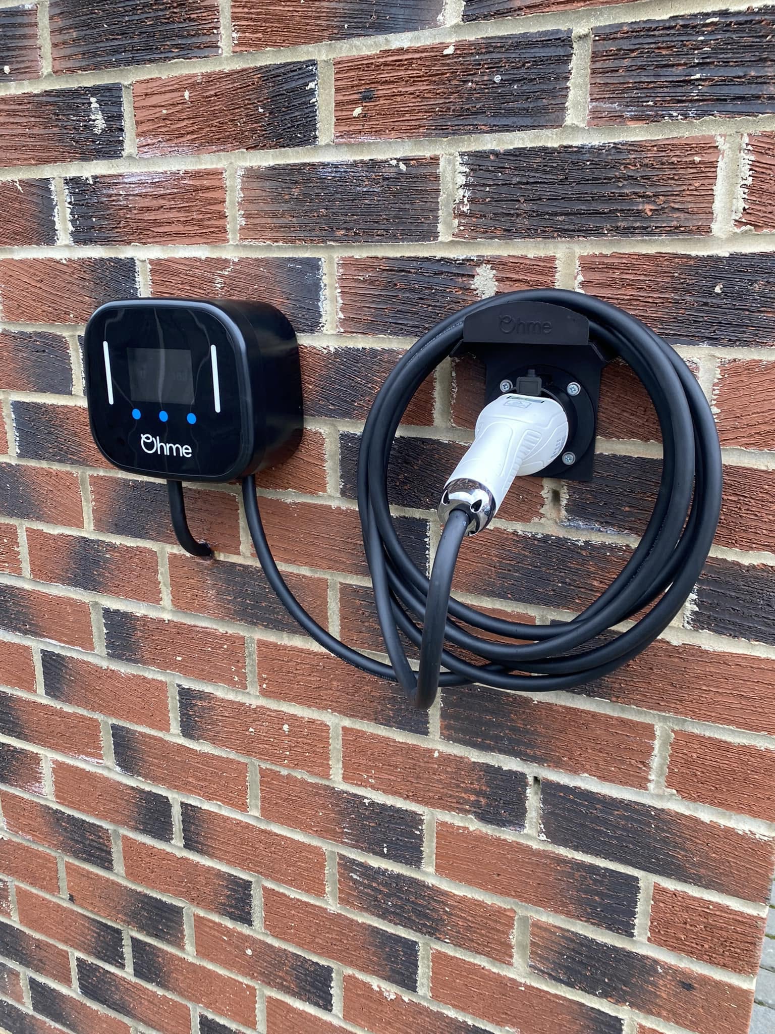 Home EV charger, commissioned and handed over